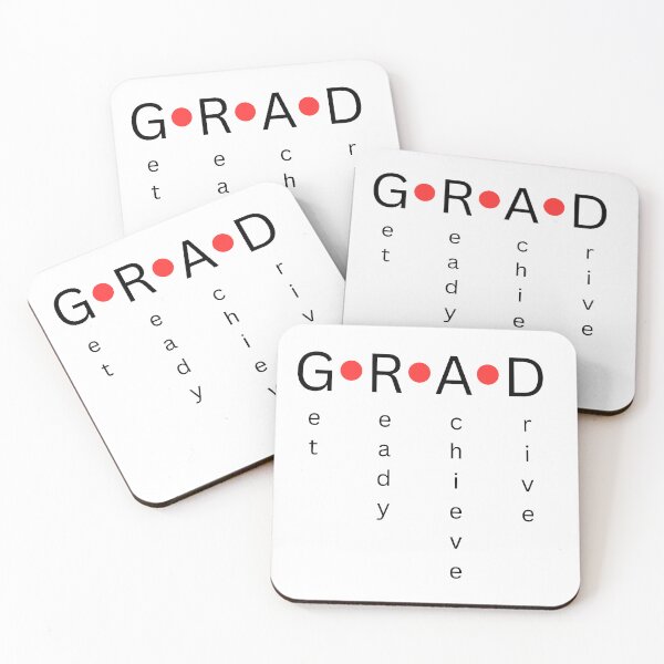 Item preview, GRAD Get Ready Achieve designed and sold by thankluckystars.