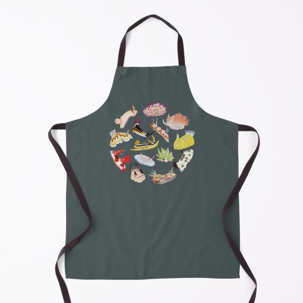Item preview, Nudibranch round pattern - sea slug designed and sold by Poulpimousse.