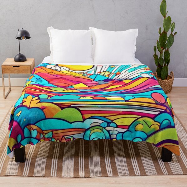 Item preview, Vibrant Cartoon Art designed and sold by Health And Fitness Posts e-Store.