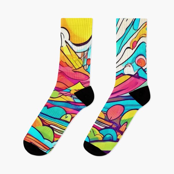 Item preview, Vibrant Cartoon Art designed and sold by Health And Fitness Posts e-Store.
