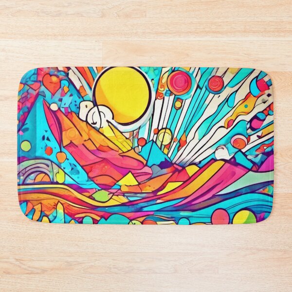 Item preview, Vibrant Cartoon Art designed and sold by Health And Fitness Posts e-Store.