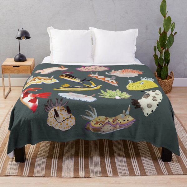 Item preview, Nudibranch round pattern - sea slug designed and sold by Poulpimousse.