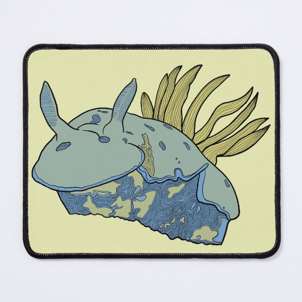 Item preview, Abstract Tryons risbecia Sea Slug color option 14 designed and sold by ArtbyDLP.