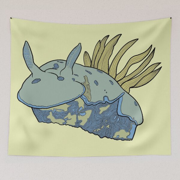 Item preview, Abstract Tryons risbecia Sea Slug color option 14 designed and sold by ArtbyDLP.