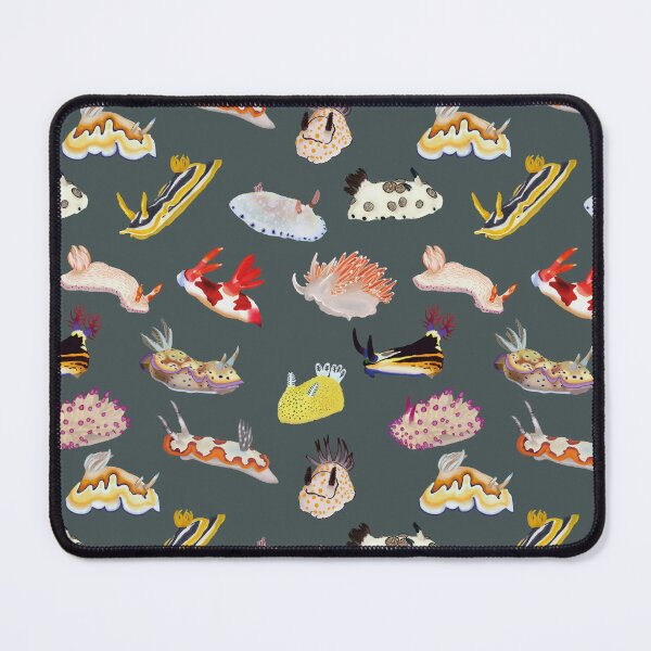 Item preview, Nudibranch pattern - sea slug designed and sold by Poulpimousse.
