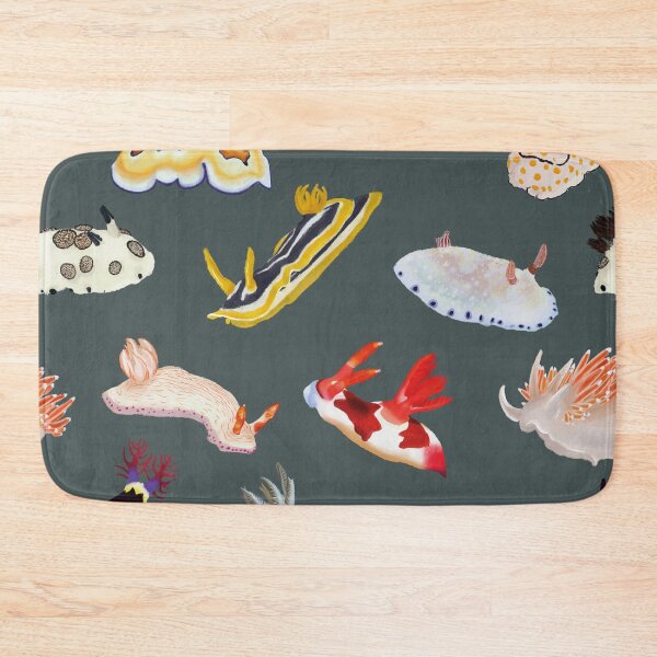 Item preview, Nudibranch pattern - sea slug designed and sold by Poulpimousse.