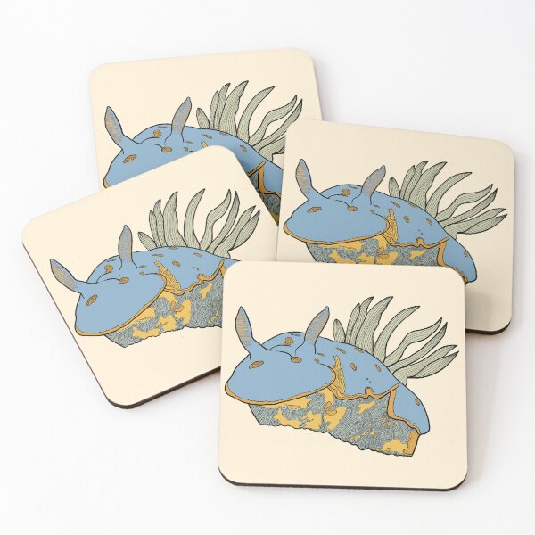 Item preview, Abstract Tryons risbecia Sea Slug color option 15 designed and sold by ArtbyDLP.