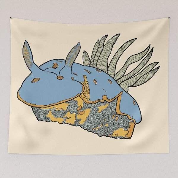 Item preview, Abstract Tryons risbecia Sea Slug color option 15 designed and sold by ArtbyDLP.