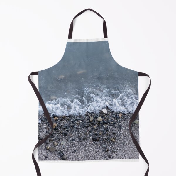 Item preview, waves crashing small rocks on the beach designed and sold by GeniusMindsArt.