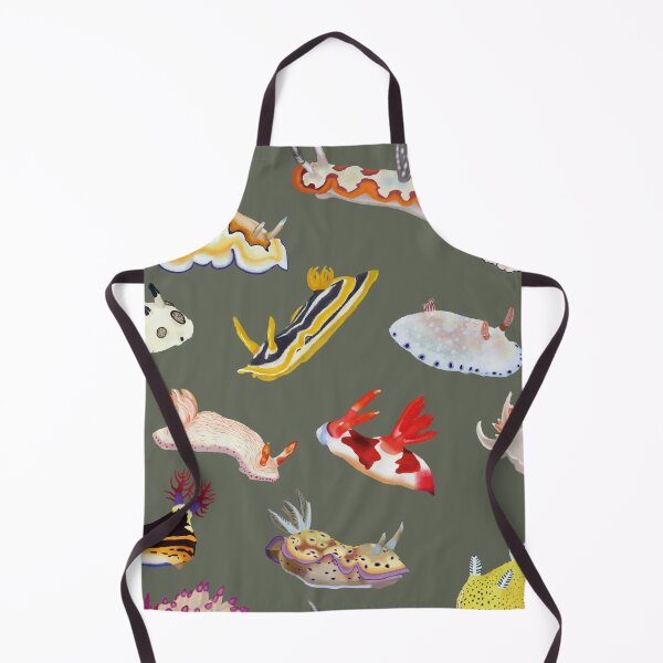 Item preview, Nudibranch pattern - sea slug - green designed and sold by Poulpimousse.