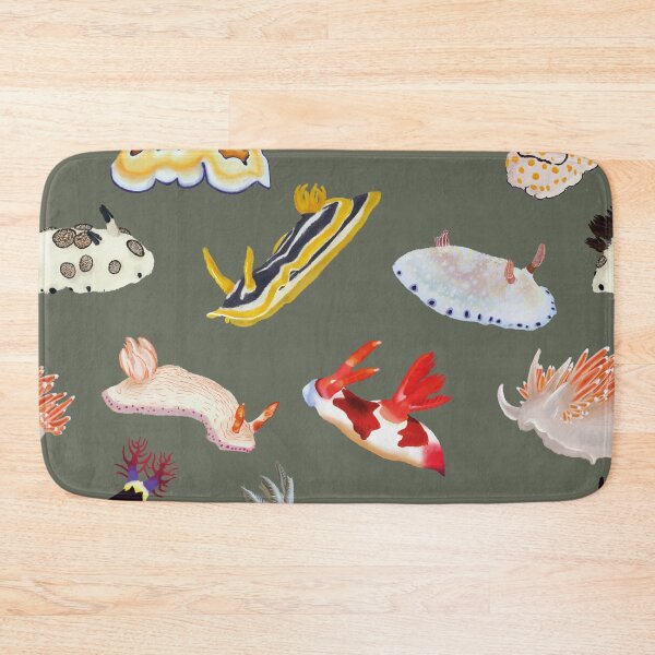 Item preview, Nudibranch pattern - sea slug - green designed and sold by Poulpimousse.