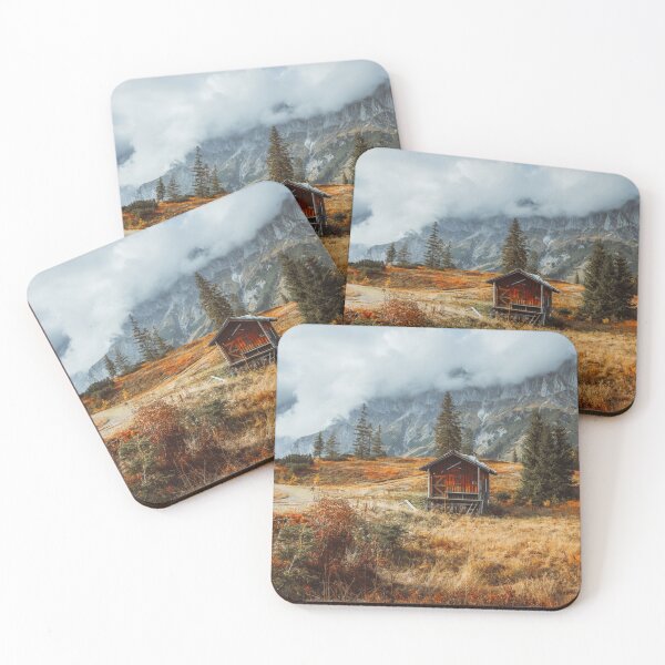 Item preview, Autumn on the Hochkönig - Alpine mountain hut Salzburger Land designed and sold by Marvin Diehl.