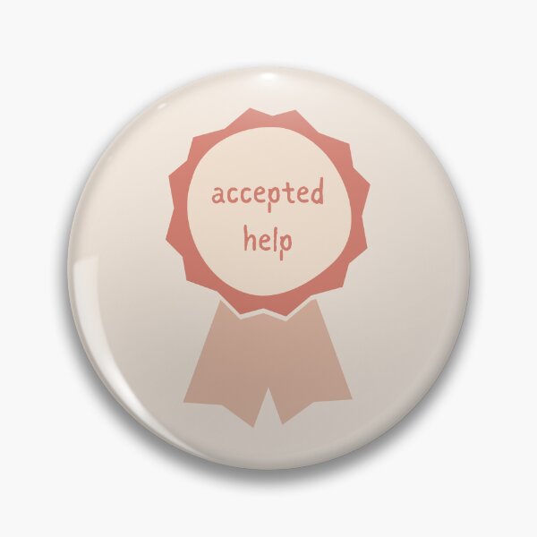 Item preview, accepted help award designed and sold by triplewatersign.