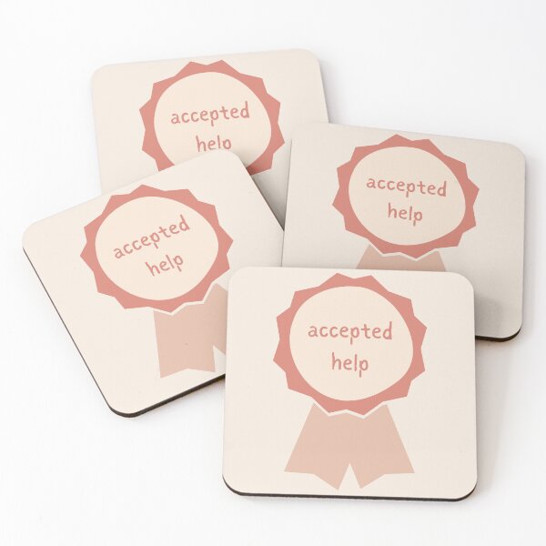 Item preview, accepted help award designed and sold by triplewatersign.