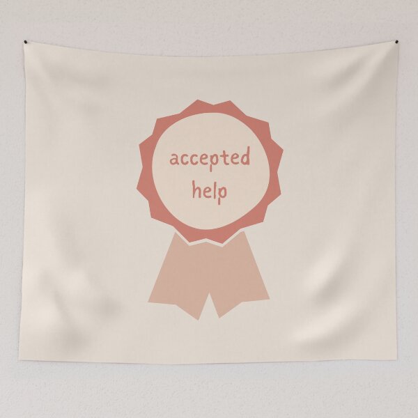 Item preview, accepted help award designed and sold by triplewatersign.