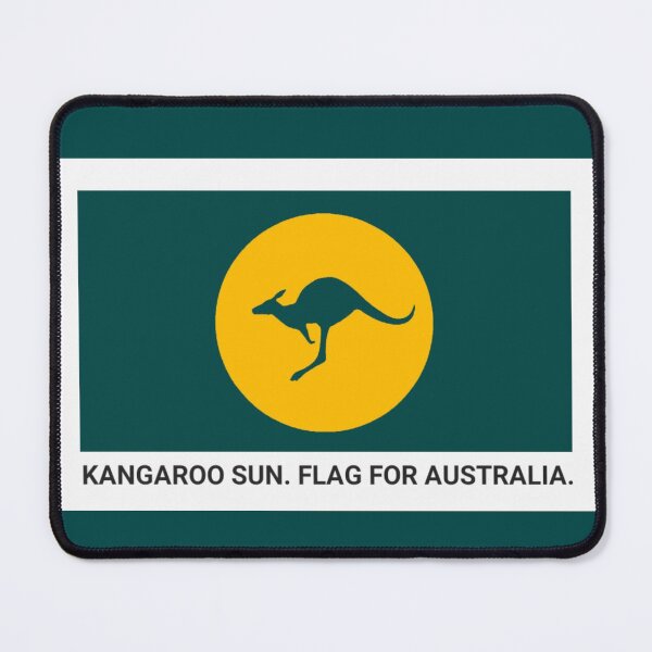 Item preview, Kangaroo Sun. Flag for Australia. Titled version  designed and sold by Kangaroo Sun.
