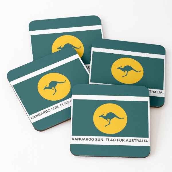 Item preview, Kangaroo Sun. Flag for Australia. Titled version  designed and sold by Kangaroo Sun.