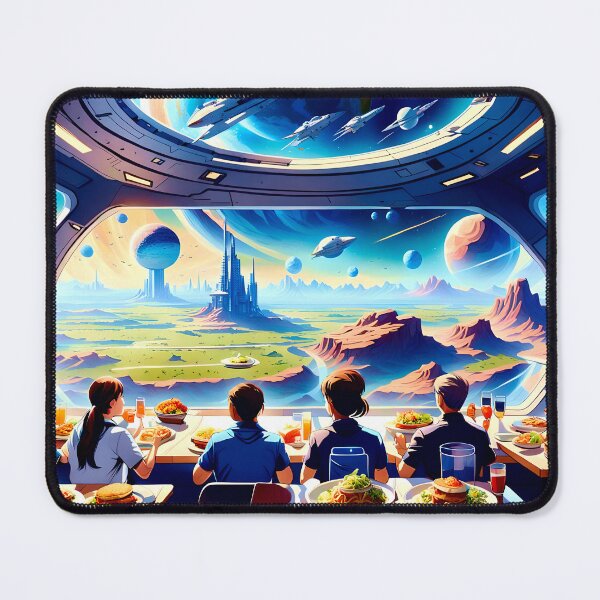 Item preview, Space Burgers and Galaxy Fries designed and sold by Ink Art Design.