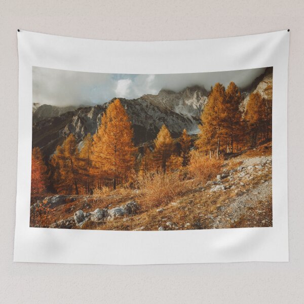 Item preview, Hochkönig in the Alps Sunset on Alm Autumn designed and sold by Marvin Diehl.