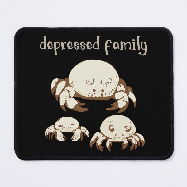 Item preview, Crabs Gone Crabby: The Depressed Crab Family Reunion designed and sold by GorinART.