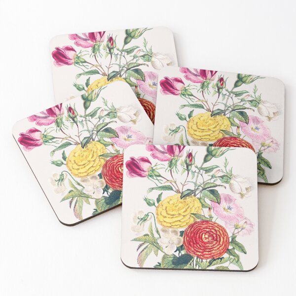 Item preview, Beautiful Flower Bouquet Watercolor Vintage Floral Pattern Botanical Gift designed and sold by InkyGenies.