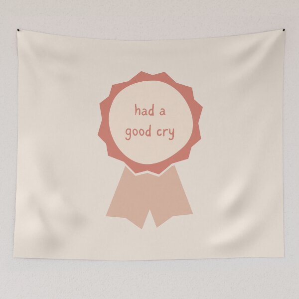 Item preview, had a good cry award designed and sold by triplewatersign.