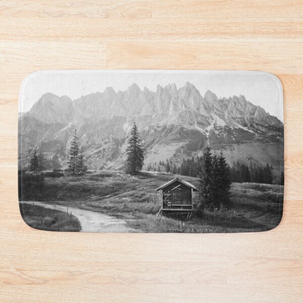 Item preview, Hochkönig Photo Black White - Alps Mountain Hut Salzburger Land designed and sold by Marvin Diehl.