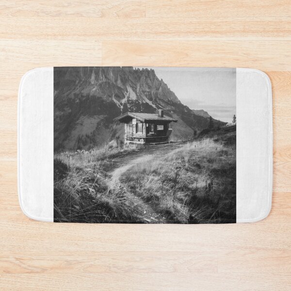 Item preview, Hochkönig Photo Black White - Alps Mountain Hut Salzburger Land designed and sold by Marvin Diehl.