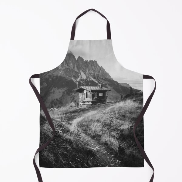 Item preview, Hochkönig Photo Black White - Alps Mountain Hut Salzburger Land designed and sold by Marvin Diehl.