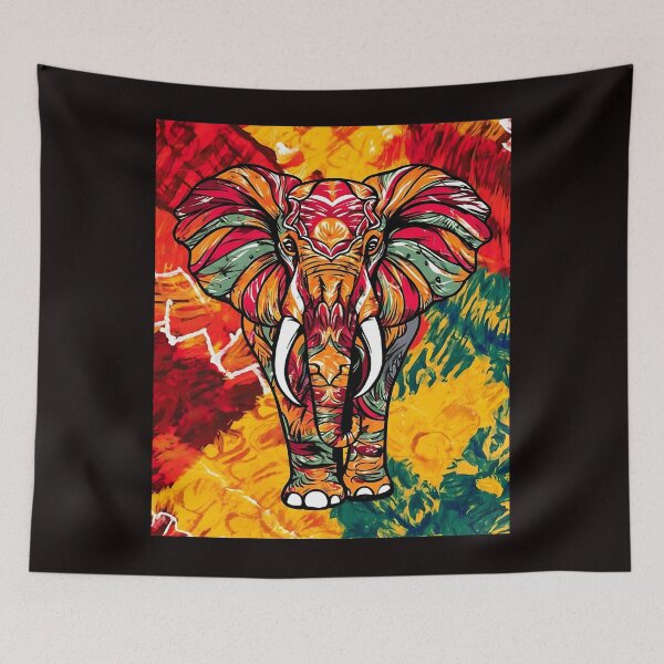 Item preview, Crimson Cascade: Batik's Red Reverie designed and sold by DunuStore.