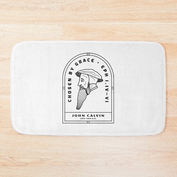 Item preview, Chosen by Grace John Calvin Badge designed and sold by 2fivequotes.