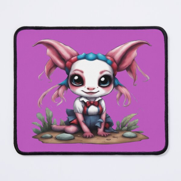 Item preview, Harley The Axolotl, Product Colour: Fuchsia Pink  designed and sold by Midnight Veil Designs.