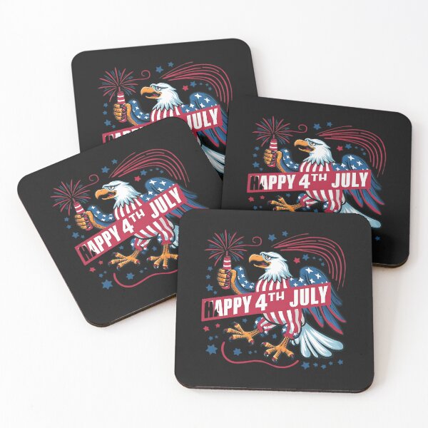 Item preview, Happy 4th of July Eagle Paint Art 3D Model designed and sold by Charlygood.