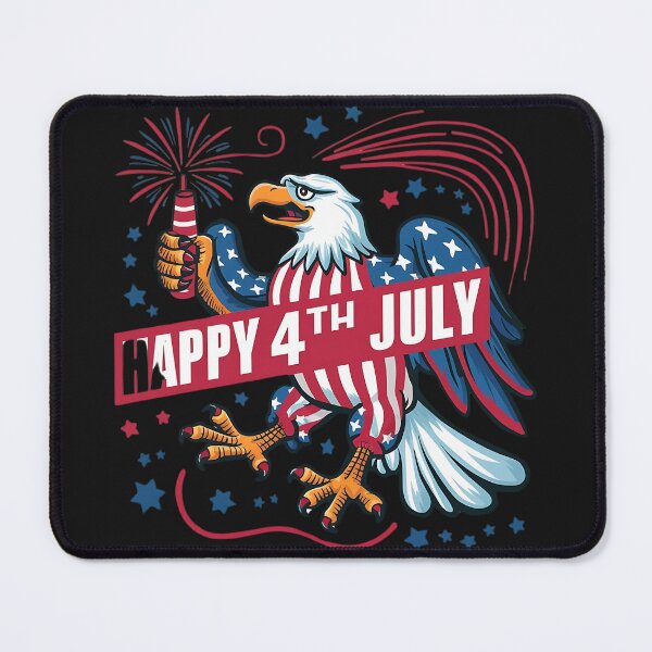 Item preview, Happy 4th of July Eagle Paint Art 3D Model designed and sold by Charlygood.