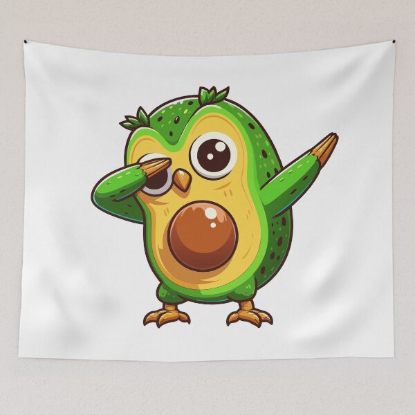 Item preview, Avocado Owl Dabbing designed and sold by Designowner.