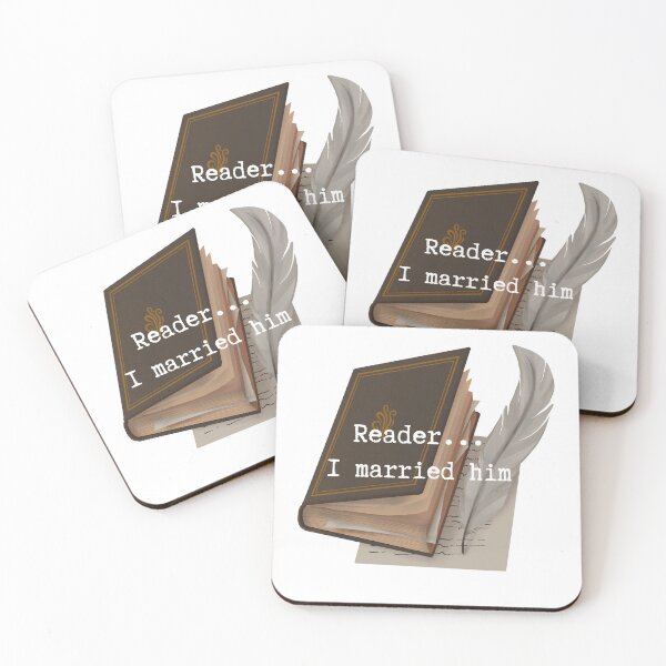 Item preview, Reader, I married him | Jane Eyre | Charlotte Bronte designed and sold by PoesyInPrint.