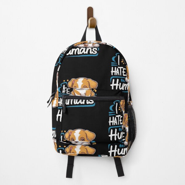 Item preview, Cute Cartoon Puppy Graphic - 'I Hate Humans' Humorous Design designed and sold by Shirtlify.