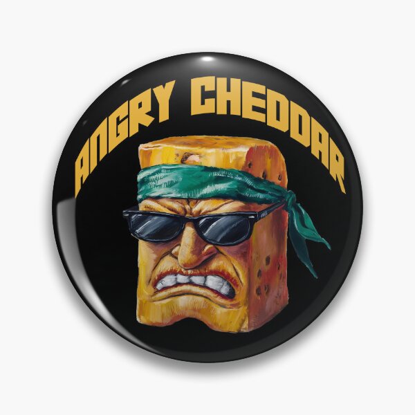 Item preview, Cheddar Cheese Angry Cheddar Funny  For Cheese Lovers designed and sold by LoomINKverse.