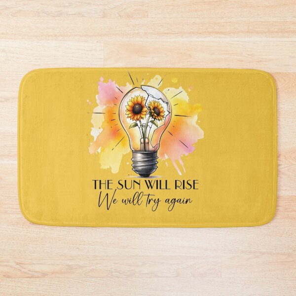 Item preview, The Sun will rise again Positive Vibes designed and sold by YELLOWCITY806.