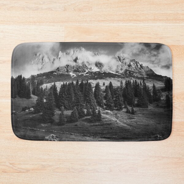 Item preview, Hochkönig Photo Black White - Alps Mountain Hut Salzburger Land designed and sold by Marvin Diehl.