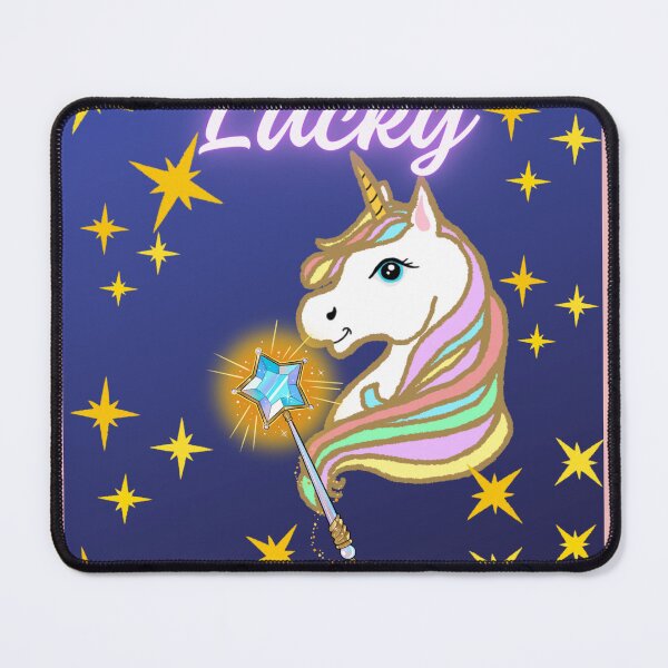 Item preview, LUCKY UNICORN WITH MAGICWAND designed and sold by ThamaraiSelvi.