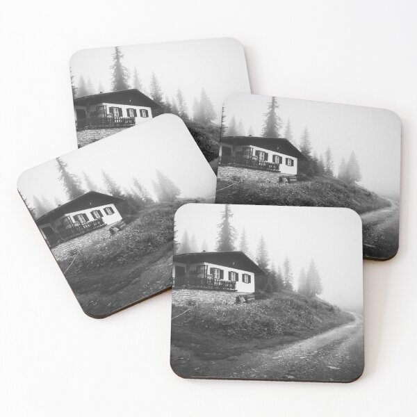 Item preview, Hochkönig Photo Black White - Alps Mountain Hut Salzburger Land designed and sold by Marvin Diehl.