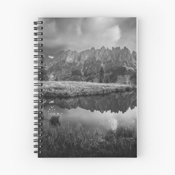 Item preview, Hochkönig Photo Black White - Alps Mountain Lake Salzburger Land designed and sold by Marvin Diehl.