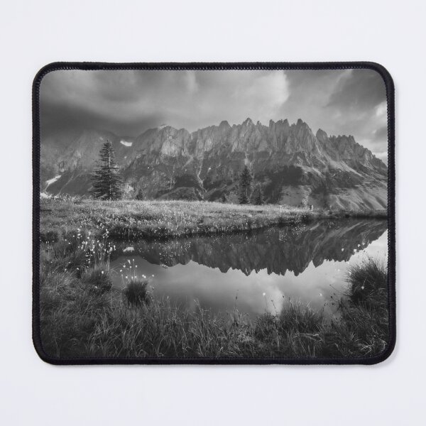 Item preview, Hochkönig Photo Black White - Alps Mountain Lake Salzburger Land designed and sold by Marvin Diehl.