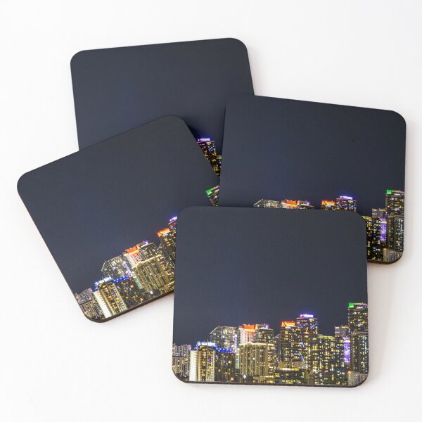 Item preview, Buildings on Brickell avenue designed and sold by GeniusMindsArt.