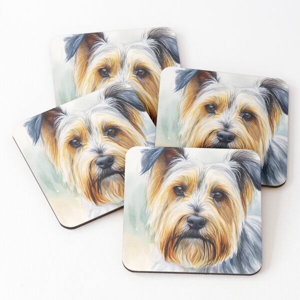 Item preview, Watercolor Skye Terrier designed and sold by TheAnimalZ00.