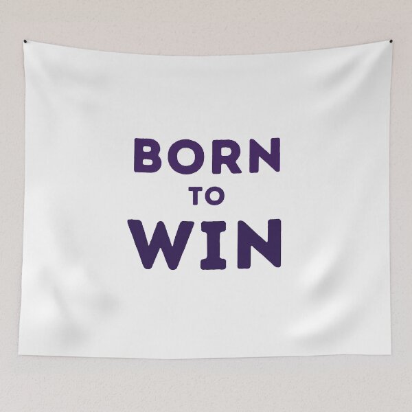 Item preview, Born to Win simple Win purple designed and sold by Weknes.