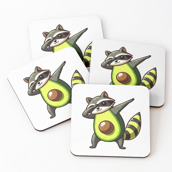 Item preview, Dabbing Avocado Raccoon designed and sold by Designowner.