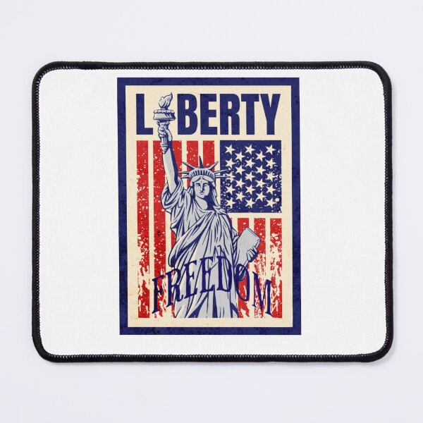 Item preview, LIBERTY FREEDOOM 4th of July American flag  designed and sold by MABROTH.