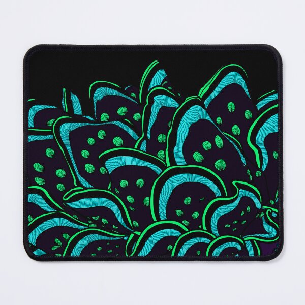 Item preview, Abstract Coloration of a Peacock Nudibranch color option 4 designed and sold by ArtbyDLP.
